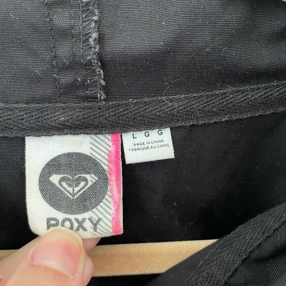 ROXY ZIP UP JACKET cropped 3/4 sleeve’s size large - Picture 3 of 7